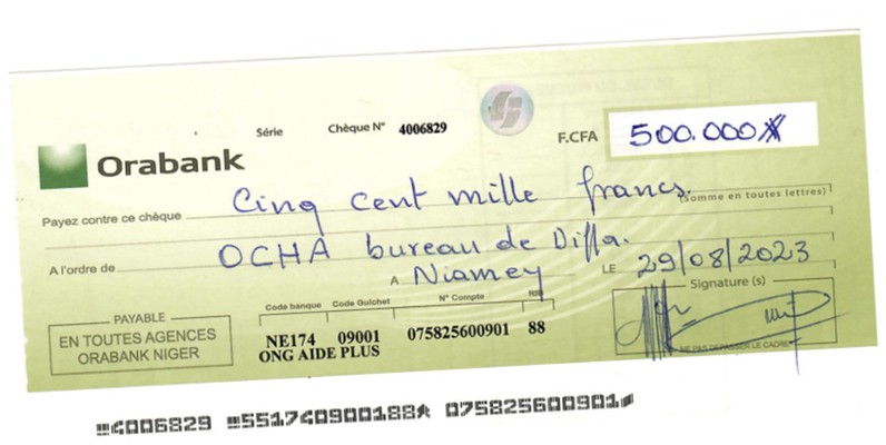 Appui humanitaire aux ménages vulnérables dans les régions de Dosso et Diffa